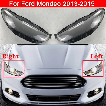 Automobili Prednji Poklopac Lampe Za Ford Mondeo 2013-Auto Svjetla Abažur Poklopac Mozga Svjetla svjetlo staklena Leća Ljuske Poklopca
