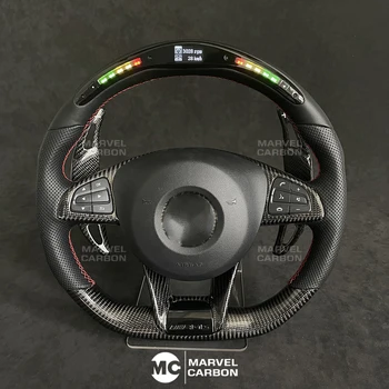 Led Zaslon Upravljača Kompatibilnog Benz AMG + Trenutno Karbonskih Vlakana