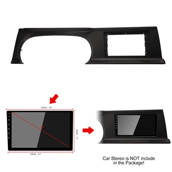 1/2Din Car CD DVD Frame Audio Fitting Adapter Dash Trim Kits Facia Panel 9inch For Kia SELTOS KX3 2020 Double Radio Player