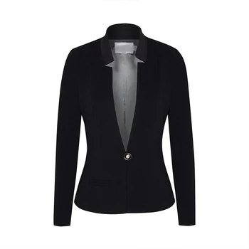 Klasični Profesionalni Blazer Slim Fit One Button Tight Women Coat Causal Daily Office Lady Hotle Restaurant Jacket