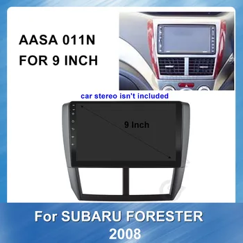 Dvostruki Din Radio Fascije za Subaru Forester 2008 uređaj Stereo Crtica Instalacija Završni Kit Okvir Okvir DVD Player okvir