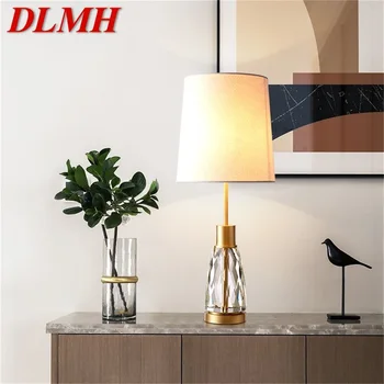 DLMH Kratka Moderne Lampe Mesing Kreativni Stol Svjetlo Crystal Dekoracije za Dom