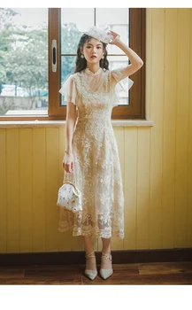 2020 nova moda ženska odjeća Vintage haljine Kratkih haljina