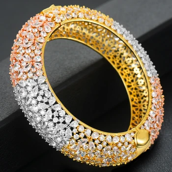 Blachette Luksuzni Nigerijski Dubai Veliki Narukvica Prsten Nakit Kompleti Za Žene Puni Crystal Vjenčanje Vjenčanje Nakit Setovi Super Dizajn