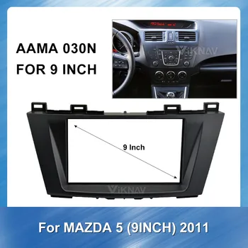 9 cm 2 Din Radio Fascije za Mazda 5 2011 Ploči s Instrumentima u Automobilu Okvir Ploča za Uređenje Komplet Stereo Crtica DVD Player okvir