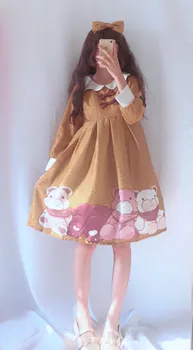 Japanski Mori Djevojka Lolita Stil Svakodnevno Haljina Princeza Loli Slatko Slatka Harajuku Jedinstvena Haljina Princeza Sweet Lolita Haljina