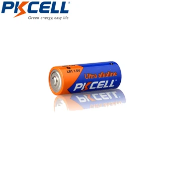 10 X PKCELL LR1 Alkalne Baterije VELIČINE N E90 MN9100 910A 1.5 V Jednokratnu Suhe Baterije Za Bluetooth Playera Sperker