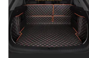 Običaj je Pun prtljažnik 3D tepisi kožni tepih za HAVAL H7 2016 sve vremenske uvjete polica tepih kamion-stil auto naljepnice auto oprema