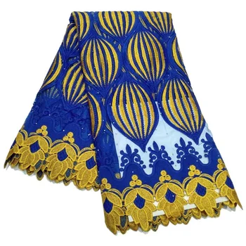 žute cvjetne čipke tkanina 2022 visokokvalitetna cvjetne čipke нигерийская cvjetne čipke tkanine za ženske haljine afrička cvjetne čipke tkanina s kamenjem,