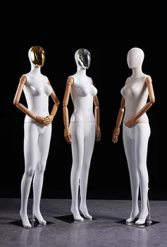 Ženski Model Cijelog Tijela Lažni Lutka Pokretna Ruka Je Drvena Ruka