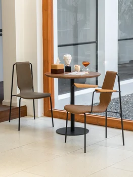 Klasicni minimalistički industrial stilu blagovaona stol i stolice moderni minimalistički kafić blagovaona stolice jednostavan raskošan stol stolica