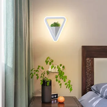 Nordice crystal luminaria ukras dnevnog boravka led drveni hodnik zidne lampe spavaća soba, blagovaonica cabecero de cama majmun lampa