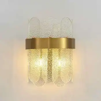 Nordice kristal zid svjetiljke rasvjeta crystal luminaria light gooseneck led drveni prolaz cabecero de cama majmun lampa zidna svjetiljka