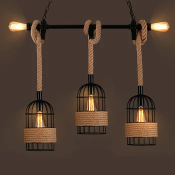 Skandinavski viseće svjetiljke svjetiljka željezna spavaća soba Kućni Ukras Downlight E27 deco chambre industrijska lampa deco maison