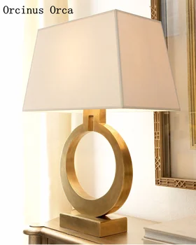 Američki Kreativni Klasični Iron stolna Lampa Spavaća soba Noćni Lampe Suvremeni Skandinavski Jednostavan Led Dekorativna stolna lampa Besplatna dostava