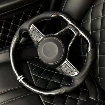 Cuatomized Carbon Fiber Sports Steering Wheel Alcantara Koža je Kompatibilan sa Nissan X-TRAIL Kicks Qashqai-2020
