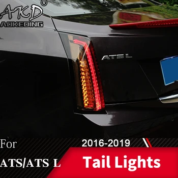 Stražnja svjetla Za Vozila ATS 2016-2019 Led Stražnja Svjetla Za Maglu Dnevna Svjetla DRL Tuning ATS L Auto Oprema