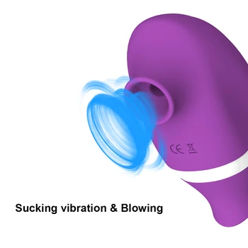 18 Klitoris Сосущий Vibrator za Žene Klitoris Bradavica Dojenče Stimulans Oralni Jezik Maca Lizanje Zadirkivanje Seks Igračaka za Odrasle Parove