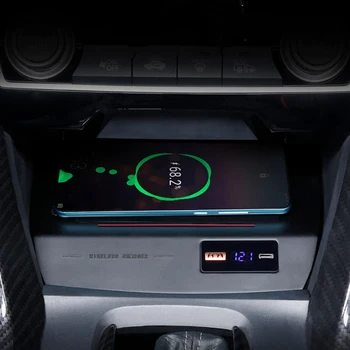 15 W Automobil QI bežični telefon punjač brzi punjač za punjenje ploča pad okrugli držač za Honda Civic MK10 2016-2021 pribor