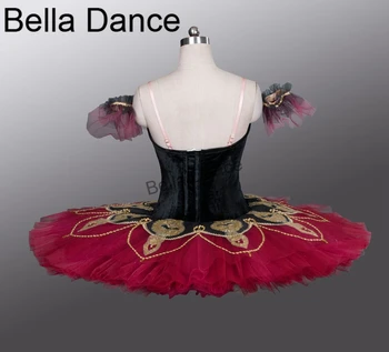 Crna Crvena La Esmeralda Pro Balet Kutiju Za Djevojčice klasični Balet Svežanj Scenski Kostim Za Odrasle Ideju Palačinka Tutus8936