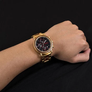 BOBOBIRD Wood Watch Men Luksuzni Brand Obrtni Wood Watch personalized Chronograph Military Stopwatch Male Timepieces Show Date