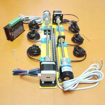 Stepper motor učenje positioning control PLC screw sliding table kit with encoder vozač