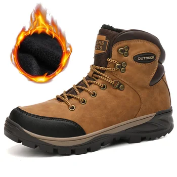 Dobra Zimska Obuća Tenisice Toplo Pliš za Hladne Zimske Cipele Muške Zimske Čizme Debeli Potplat Muške Cipele KA1809