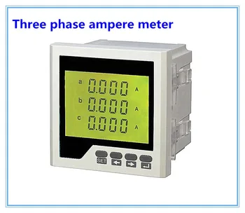 Trofazni digitalni ampermetar LCD AC digitalni mjerač struje serije 3AA s različitih veličina, ampermetar digitalni panel metar