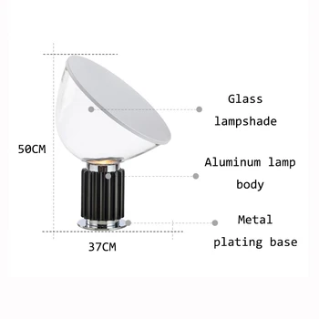 Moderni Minimalistički Radar Lampe Moda Kreativni Dizajn Modela Sobe Stolne Svjetiljke Dnevni Boravak Kabinet Spavaća Soba Noćni Lampe Za Čitanje