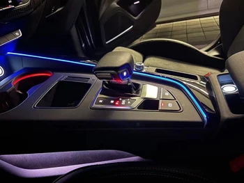32 Boje Sedlo svjetlo Centralnog Zupčanika Uređenje Okolnog Svjetla Za Audi A4 B9 2017-2021 Neonski Svjetlo Led Trake Ukras