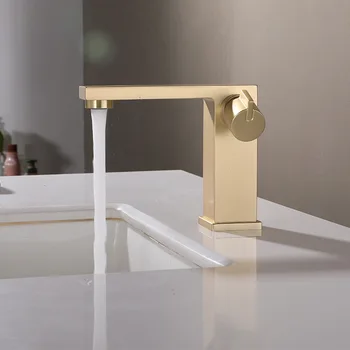 žica slika zlatni modni bazena pipa ispod stola bazena s jednim otvorom hladnom i toplom dual kontrolu kada pipa