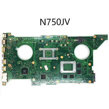 Besplatna naknada+Originalni N750JK za ASUS matična ploča laptopa REV3.0 I7 procesor GT850M 2 GB N750JV N750JK glavni odbor testiranje