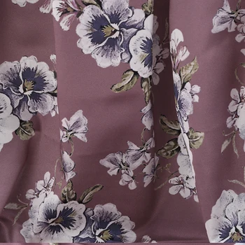 Tiskano svila protežu satin tkanina m 19 mm protiv bora živo haljina cheongsam kineski svilene tkanine veleprodaja svilene tkanine