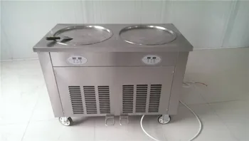 Hot prodaja Inteligentna kontrola temperature duplo pan instant pržene sladoled pan role stroj
