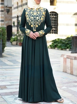 Muslimanski Trendy Ženske Cipele Abaja Elbise Dubai Haljina Marokanski Kaftan Turski Arapski Kaftan Kaftan Molitva Ogrtač Islamski Arabe Mujer Ropa