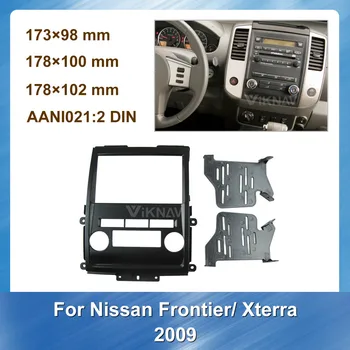 2DIN DVD Stereo Radio Fascije za Nissan Frontier Xterra 2009 Audio Player Ploča Adapter Okvir Crtica Nosač Montažni Set