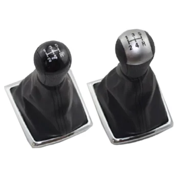 5 6 Speed MT Car Gear Shift Knob Lever Gaitor shifter Boot Cover For Ford Mondeo MK2 2004-2011