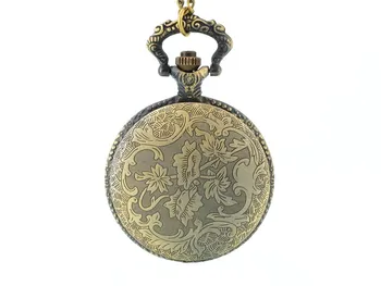 25 kom./lot Stari antički brončani božur džepni sat, ogrlica privjesak Darova u rasutom stanju poslati DHL, ili EMS
