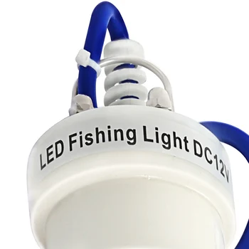 Visoka Svjetlina 12V 400W LED Podvodni Ribolov Svjetlo Ronjenje Lampa Noćni Ribolov Led Svjetlo