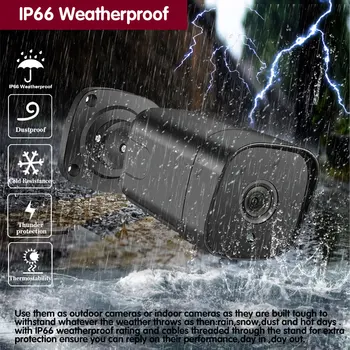 4K Ultra HD 8MP IP Kamera za Prepoznavanje Lica CCTV Metak Sigurnosnih Kamera POE Vanjski Wateproof H. 265 XMEYE video Nadzor Cam