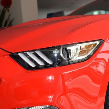2 KOM. Auto farova Objektiv Glave Svjetlo Poklopac Žarulje U Obliku Školjke Zamjena za Ford Mustang 2016 2017, Lijevo i Desno