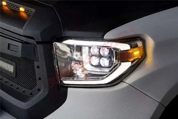 Svjetleće Kapice Abažur Prednji Prozirni Poklopac Prednja Staklena Leća Ljuska Navlaka Za Toyota Tundra-2017
