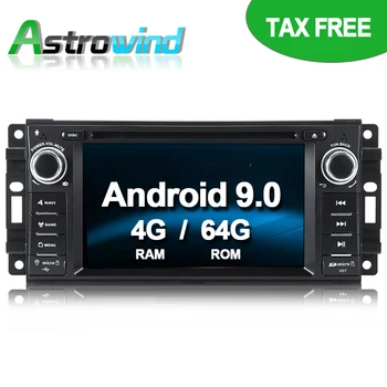64G ROM-No Tax Android 9,0 Auto DVD Player, GPS Navigacijski Sustav Stereo Medija Radio za Chrysler 300C Cirrus Jeep Dodge