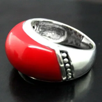 Savršeno je odabrana Crvena Isklesan Lak Марказит 925 Sterling silver Prsten(#7-10) Naušnice i Пандент nakit setovi