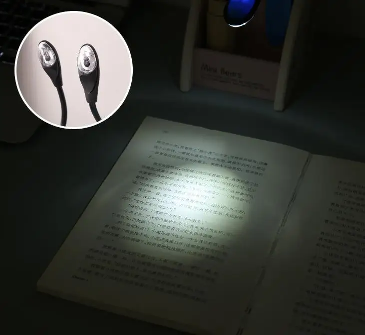 Rasprodaja Fleksibilni Prijenosni Mini Clip Na Knjigu Svjetlo Stol 