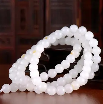 Divna Fin nakit Modni Dodaci ručne Xinjiang bijeli žad Ogrlica za dame vjenčanje