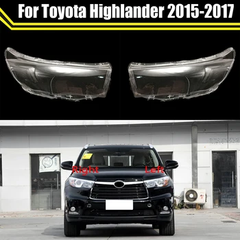 Automobil Transparentno Svjetlo Kape Abažur Lampe U Obliku Školjke Auto Prednja Fara Staklo Poklopac Svjetla Za Toyota Highlander 2016 2017